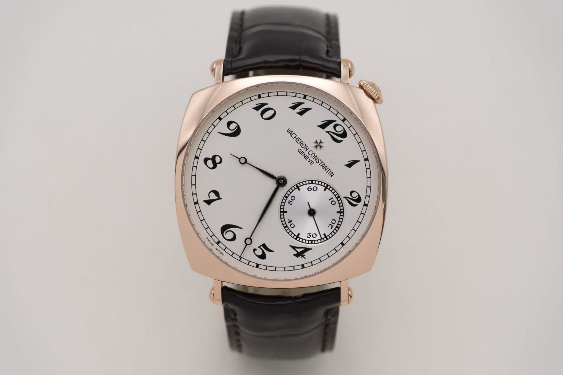 ✦ Vacheron Constantin Historic Masterpiece 82035 40mm 18K Pink Gold Off-center Dial Manual Winding Watch