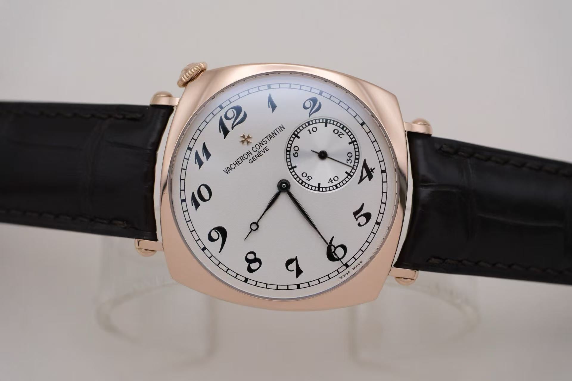 ✦ Vacheron Constantin Historic Masterpiece 82035 40mm 18K Pink Gold Off-center Dial Manual Winding Watch