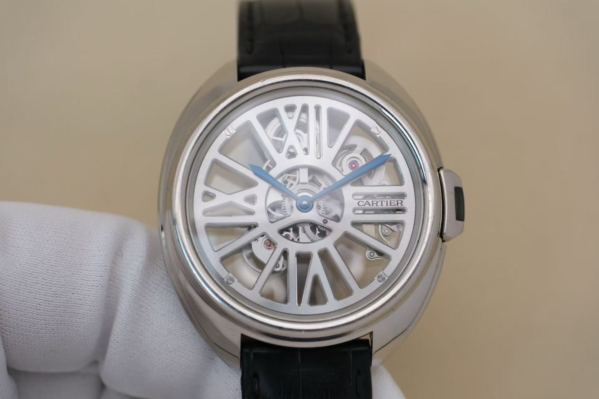 ✦ 卡地亚 Cartier 钥匙系列 WHCL0008 41毫米 Pd950钯金 镂空盘 自动机械
