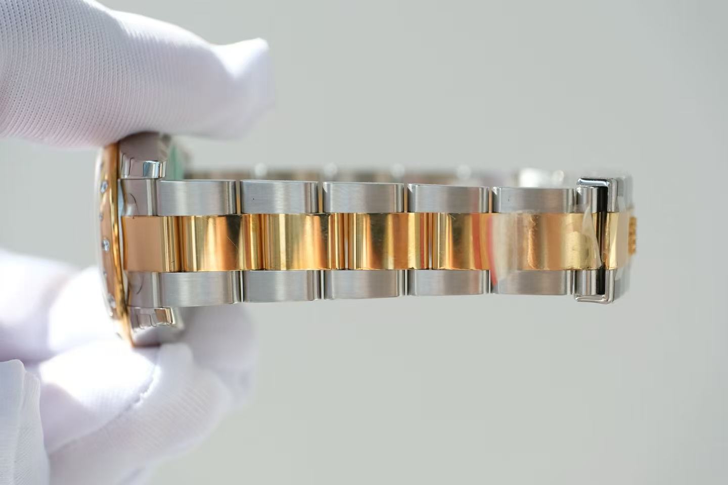 ✦ 劳力士 Rolex 日志型 178343 31毫米 间金 散钻表圈 罗马字 自动机械