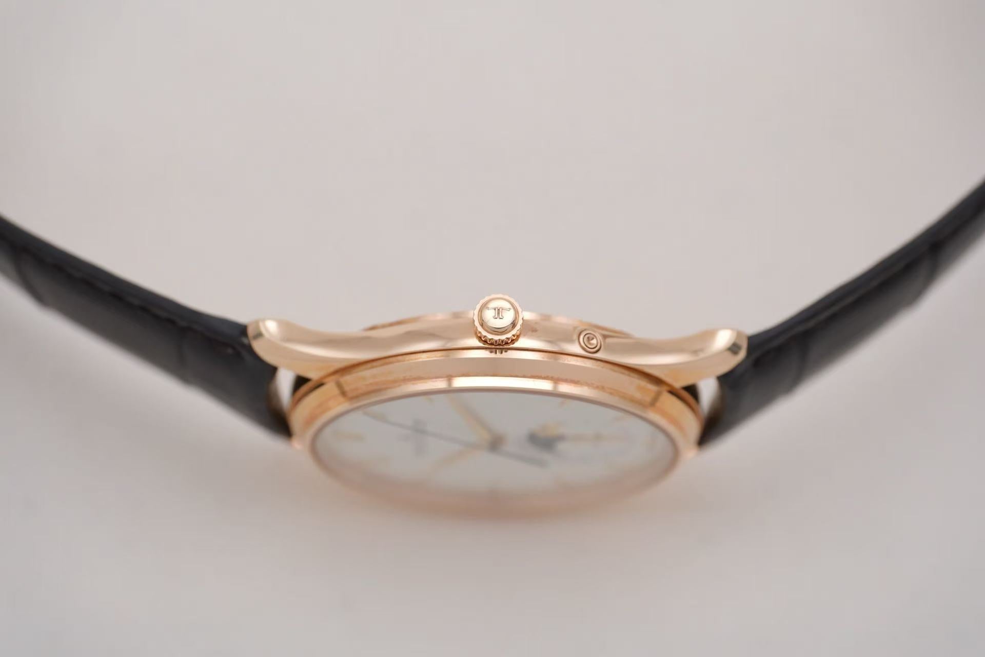 ✦ 积家 Jaeger-LeCoultre 大师系列 Q1362520 39毫米 18K玫瑰金 月相 自动机械
