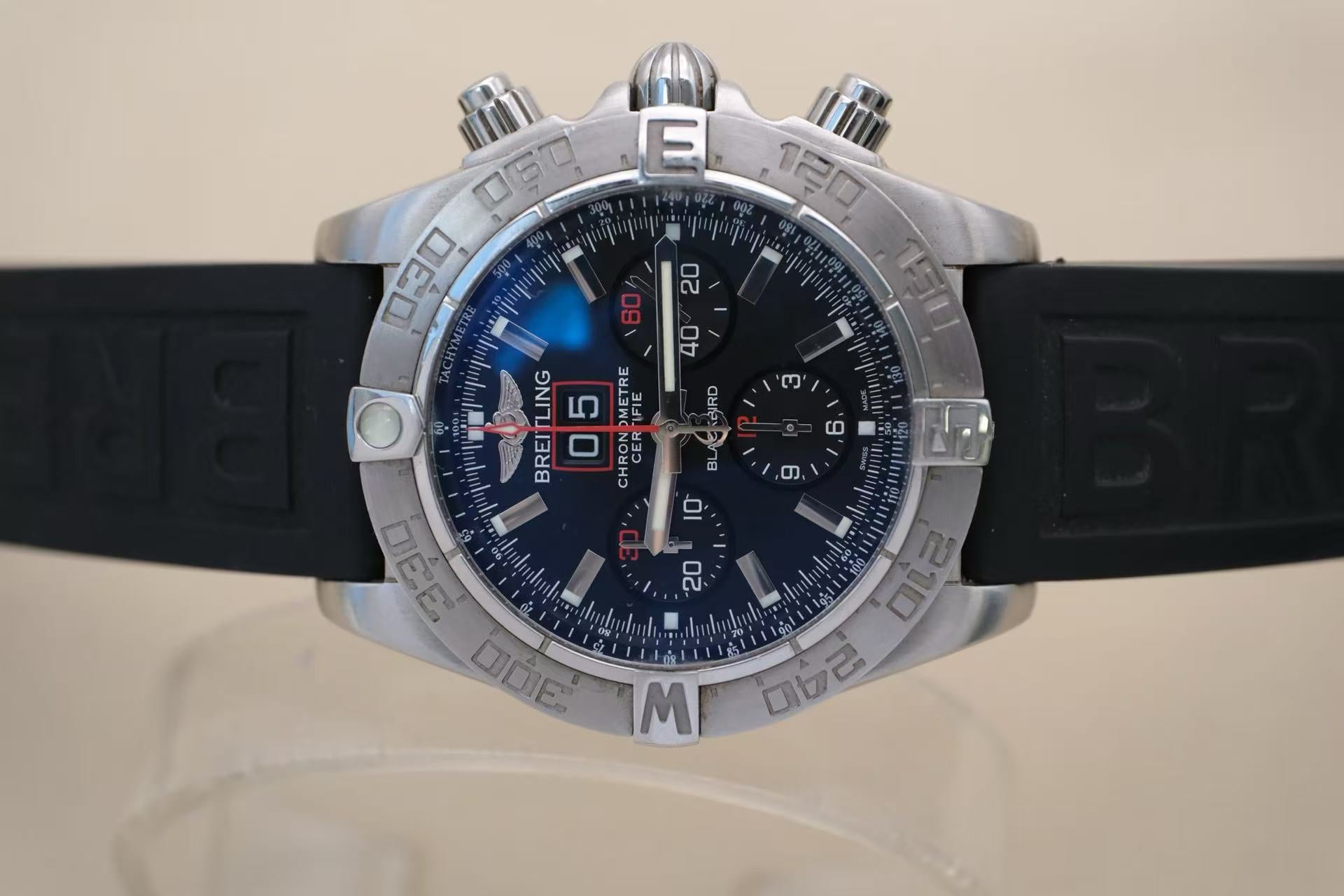 ✦ Breitling Blackbird/Challenger A44360 44mm Limited Edition of 2000 Automatic Mechanical Chronographs