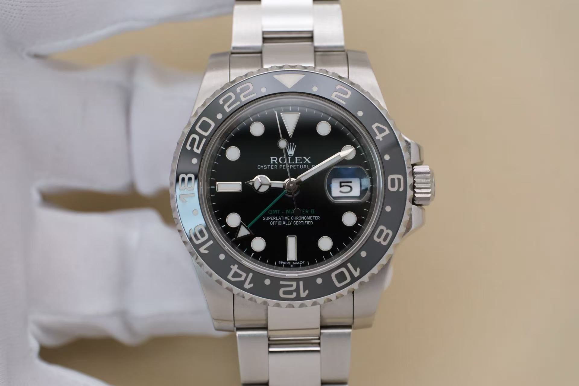 ✦ 劳力士 Rolex 格林尼治型II 116710LN 40毫米 蚝式钢 小绿针 自动机械
