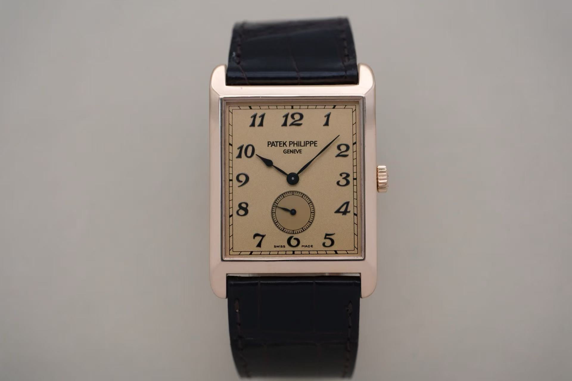 ✦ 百达翡丽 Patek Philippe Gondolo 5109R 43x30毫米 18K玫瑰金 手动机械