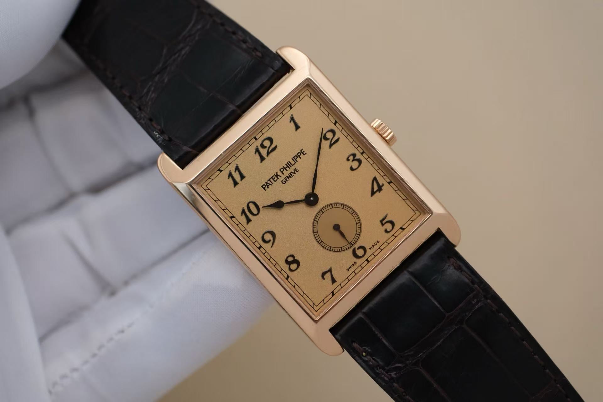 ✦ 百达翡丽 Patek Philippe Gondolo 5109R 43x30毫米 18K玫瑰金 手动机械