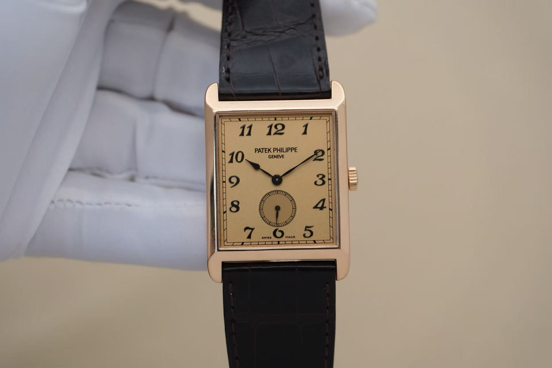 ✦ 百达翡丽 Patek Philippe Gondolo 5109R 43x30毫米 18K玫瑰金 手动机械
