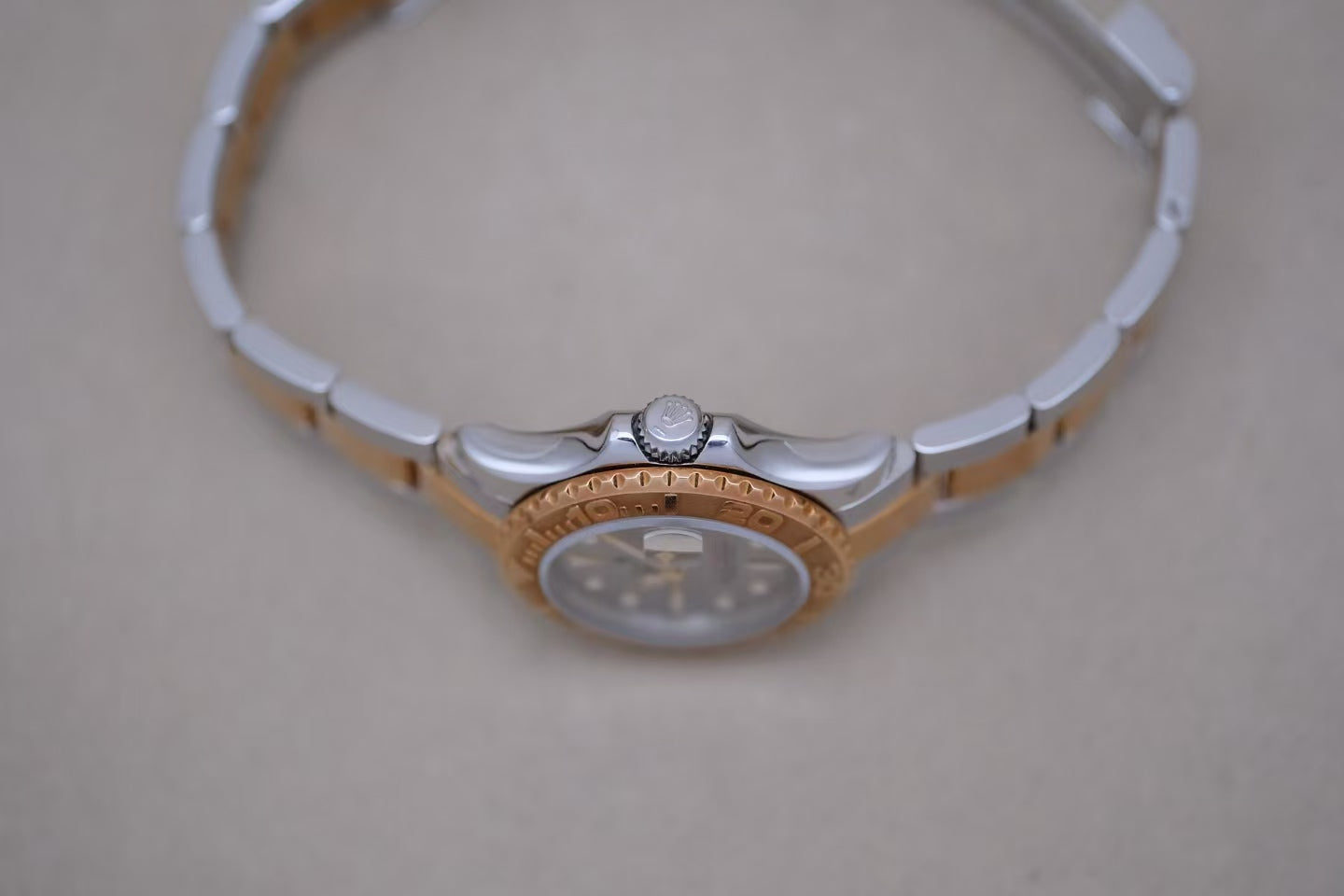 ✦ 劳力士 Rolex 游艇名仕型 169623 29毫米 18K黄金间钢 灰盘 自动机械