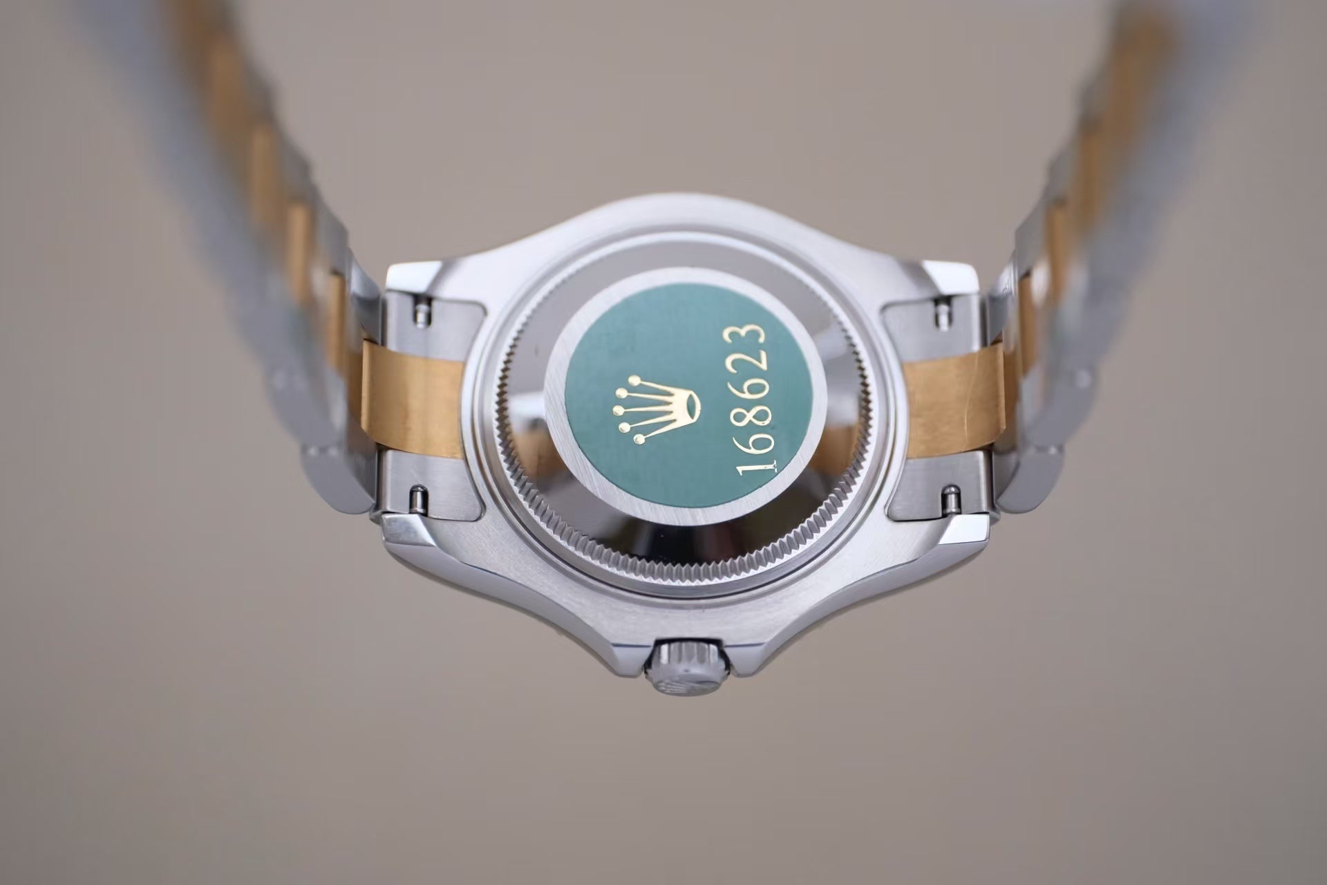 ✦ 劳力士 Rolex 游艇名仕型 168623 35毫米 18K黄金间钢 2000年全套极品