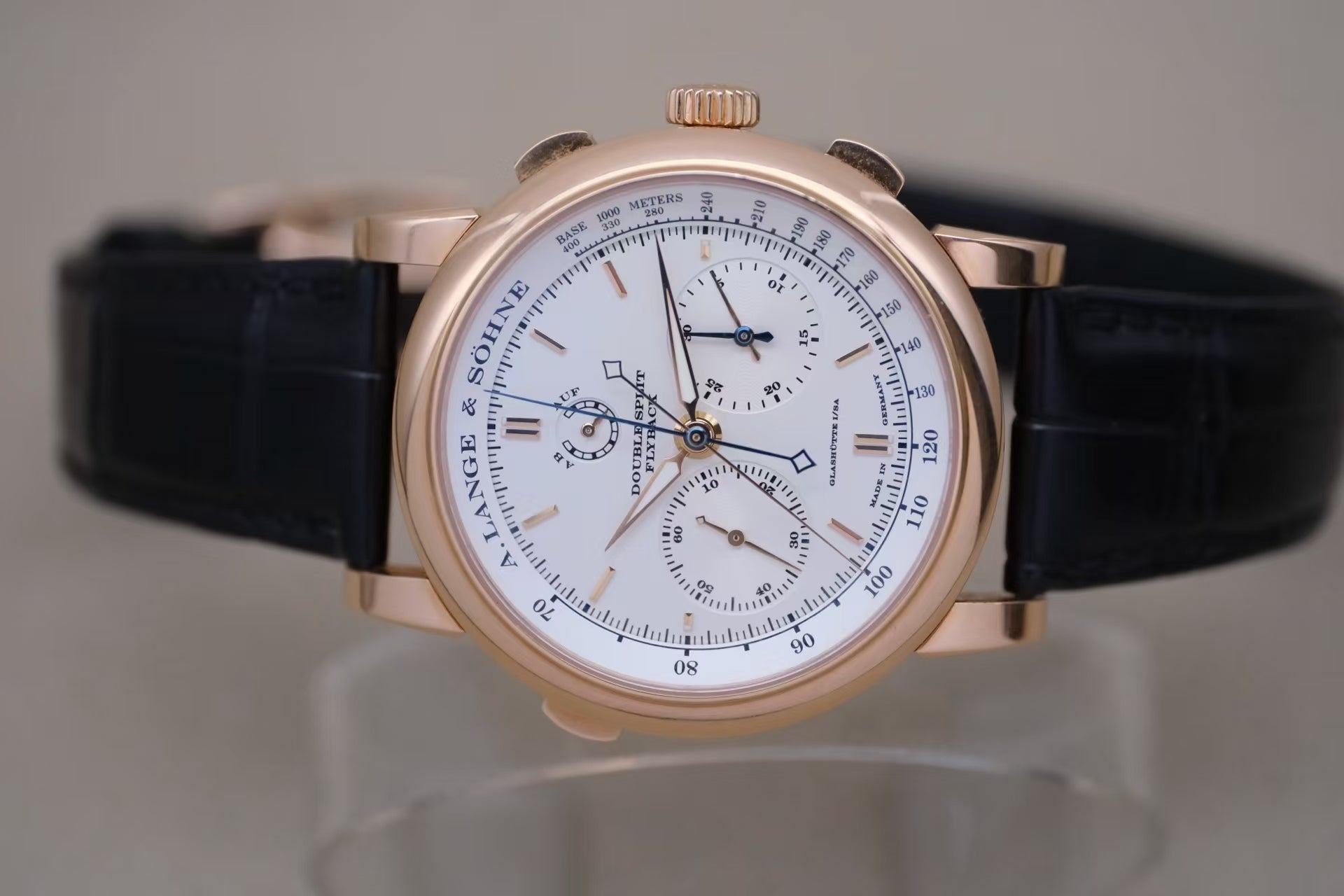 ✦ A. Lange & Söhne SAXONIA 404.032 43mm 18K Rose Gold Split-Seconds Chronograph