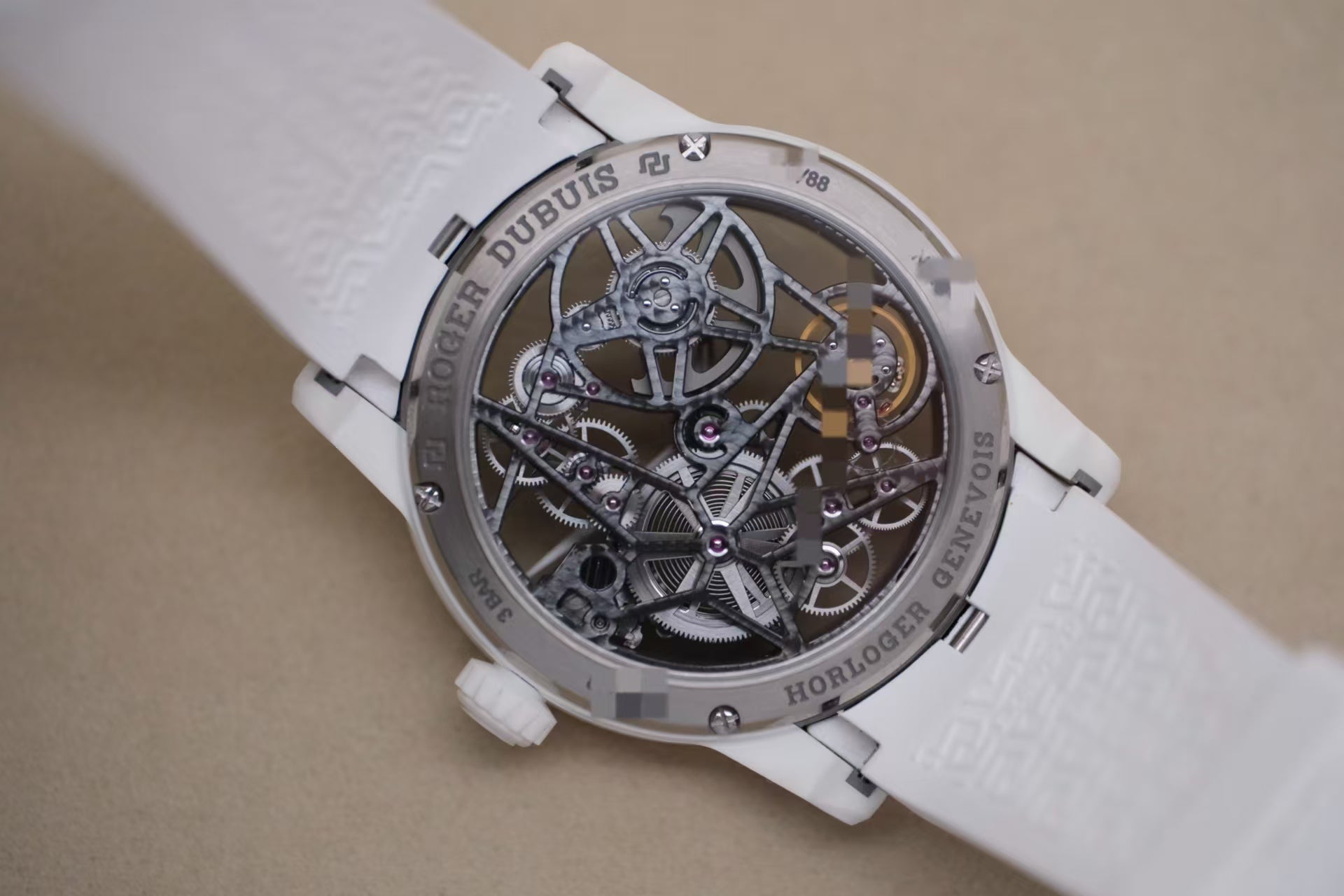 ✦ Roger Dubuis King Series DBEX0949 42mm Titanium Alloy Fully Skeletonized Automatic Mechanical