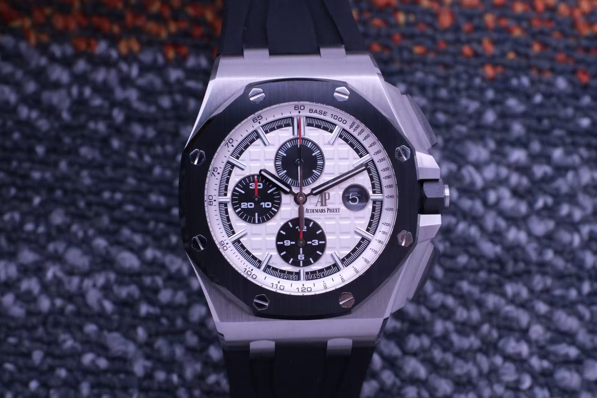 ✦ Audemars Piguet Royal Oak Offshore 26400SO 44mm Stainless Steel Panda Disc Automatic Mechanical