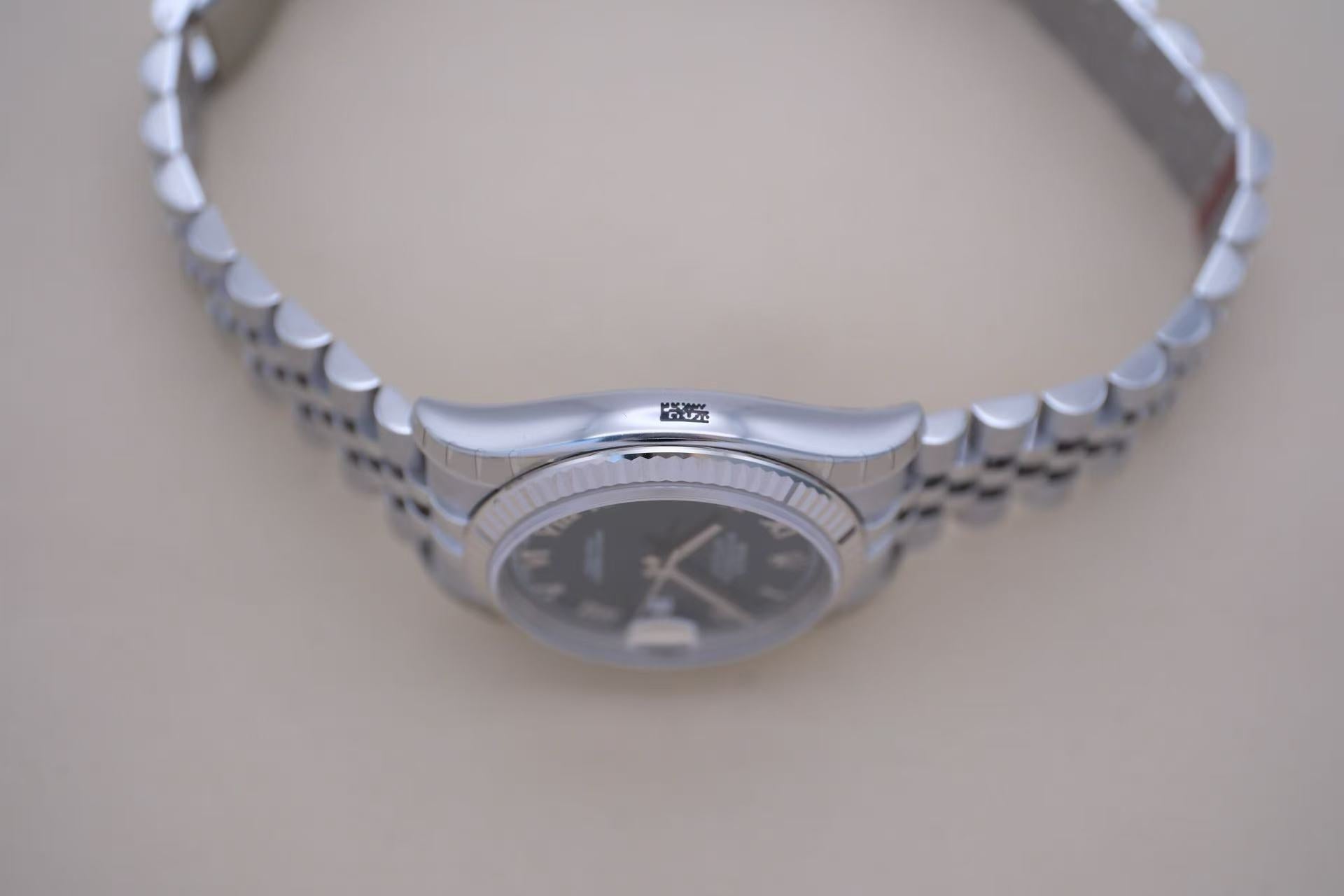 ✦ 劳力士 Rolex 日志型 116234 36毫米 错版蓝罗马 18K白金 绝版全膜未使用