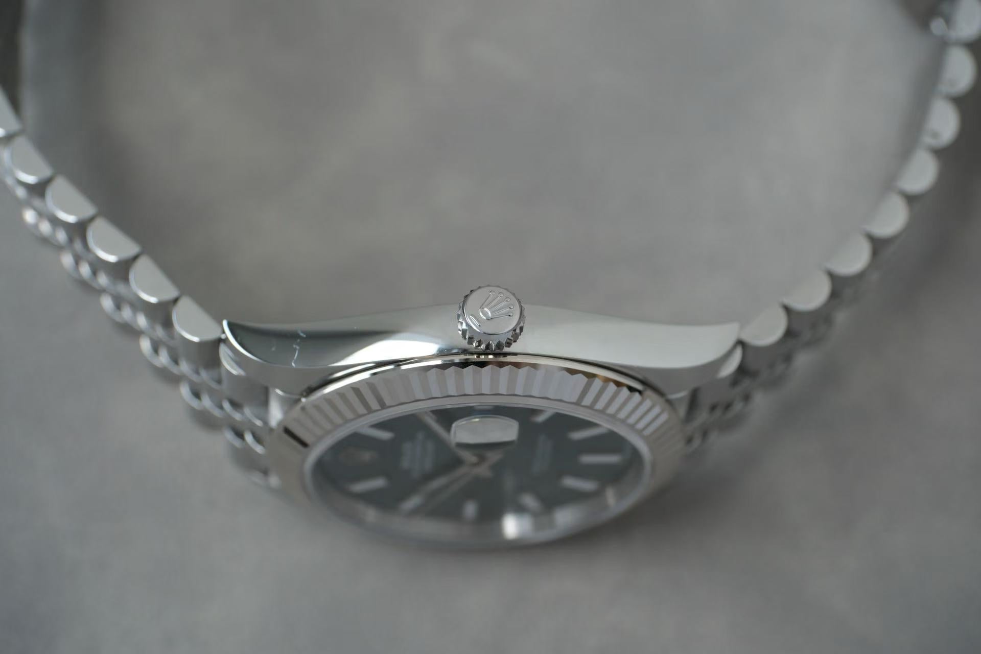 ✦ 劳力士 Rolex 日志型 126334 41毫米 薄荷绿盘 18K白金狗牙圈 2024年11月全套未使用