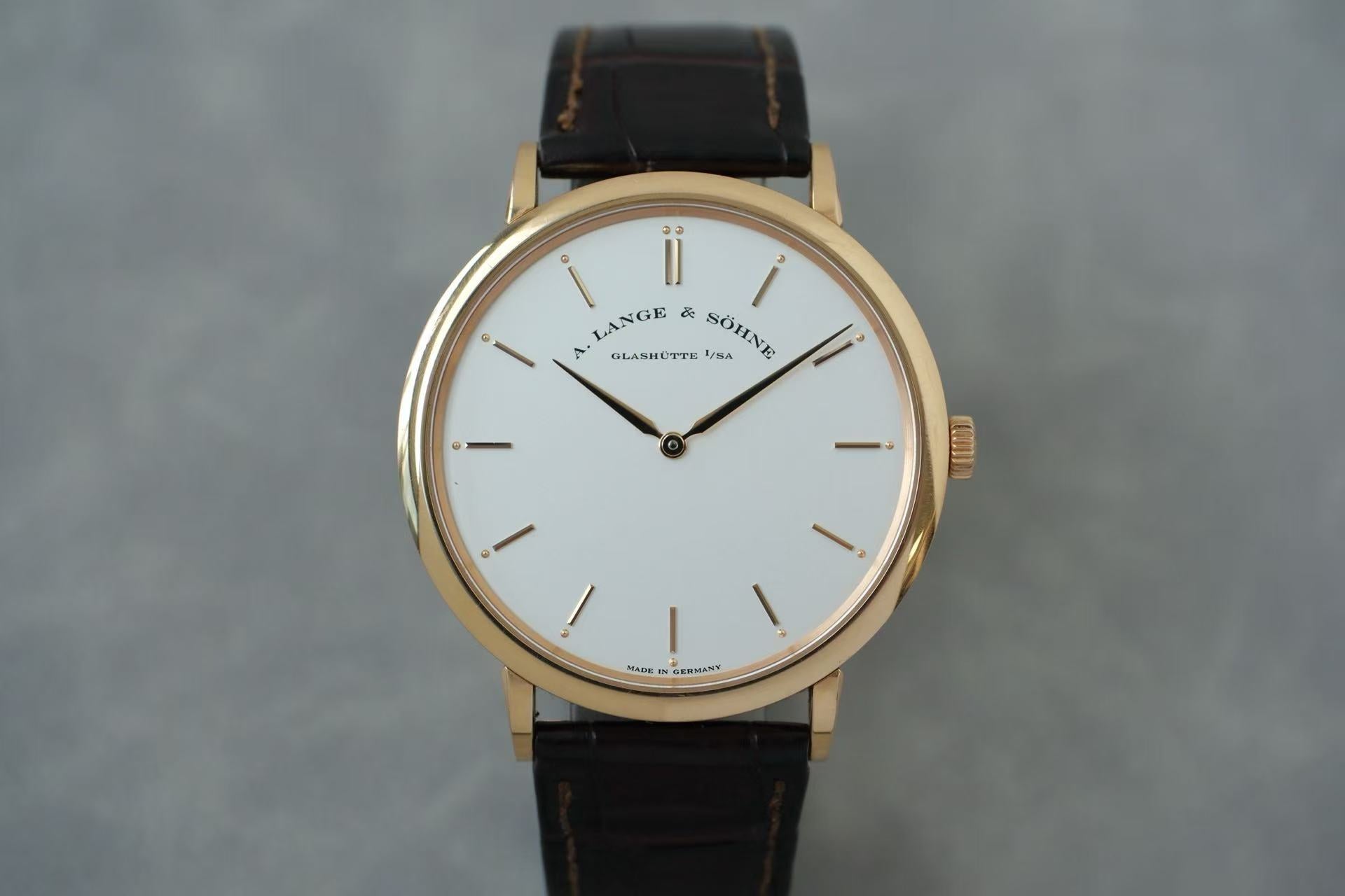 ✦ 朗格 A. Lange & Söhne 萨克森系列 211.032 40毫米 18K玫瑰金 手动机械