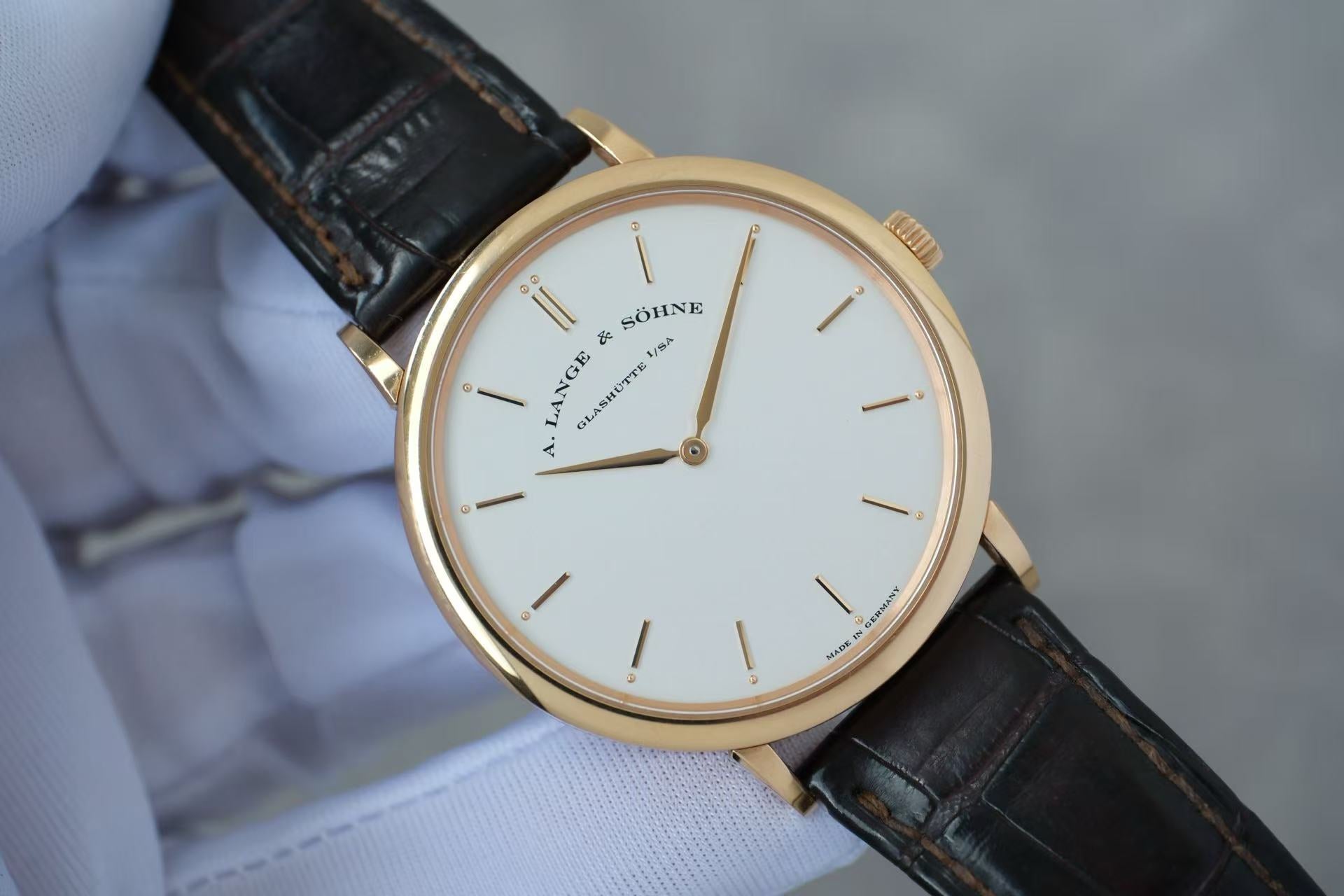 ✦ 朗格 A. Lange & Söhne 萨克森系列 211.032 40毫米 18K玫瑰金 手动机械