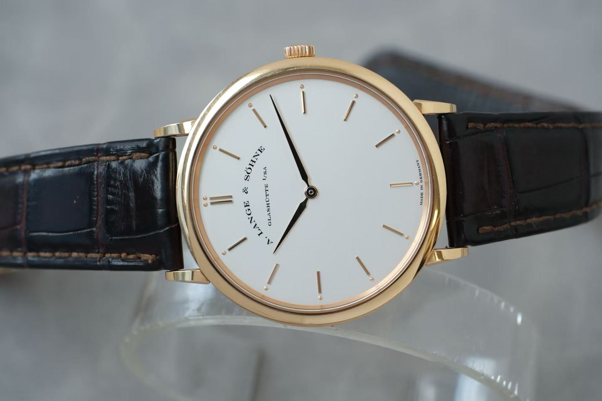 ✦ 朗格 A. Lange & Söhne 萨克森系列 211.032 40毫米 18K玫瑰金 手动机械