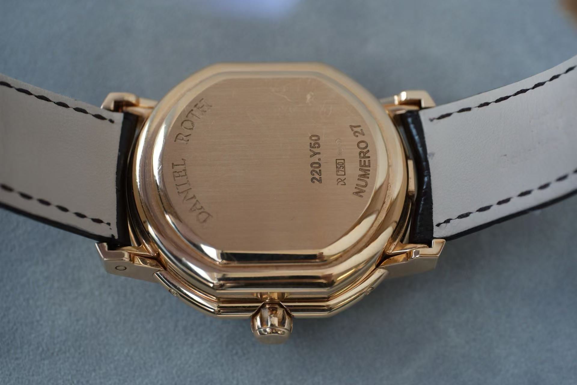 ✦ Daniel Roth Grand Complication 18K Rose Gold Diamond-Set Double-Sided Perpetual Calendar Tourbillon 40mm - A Unique and Masterpiece