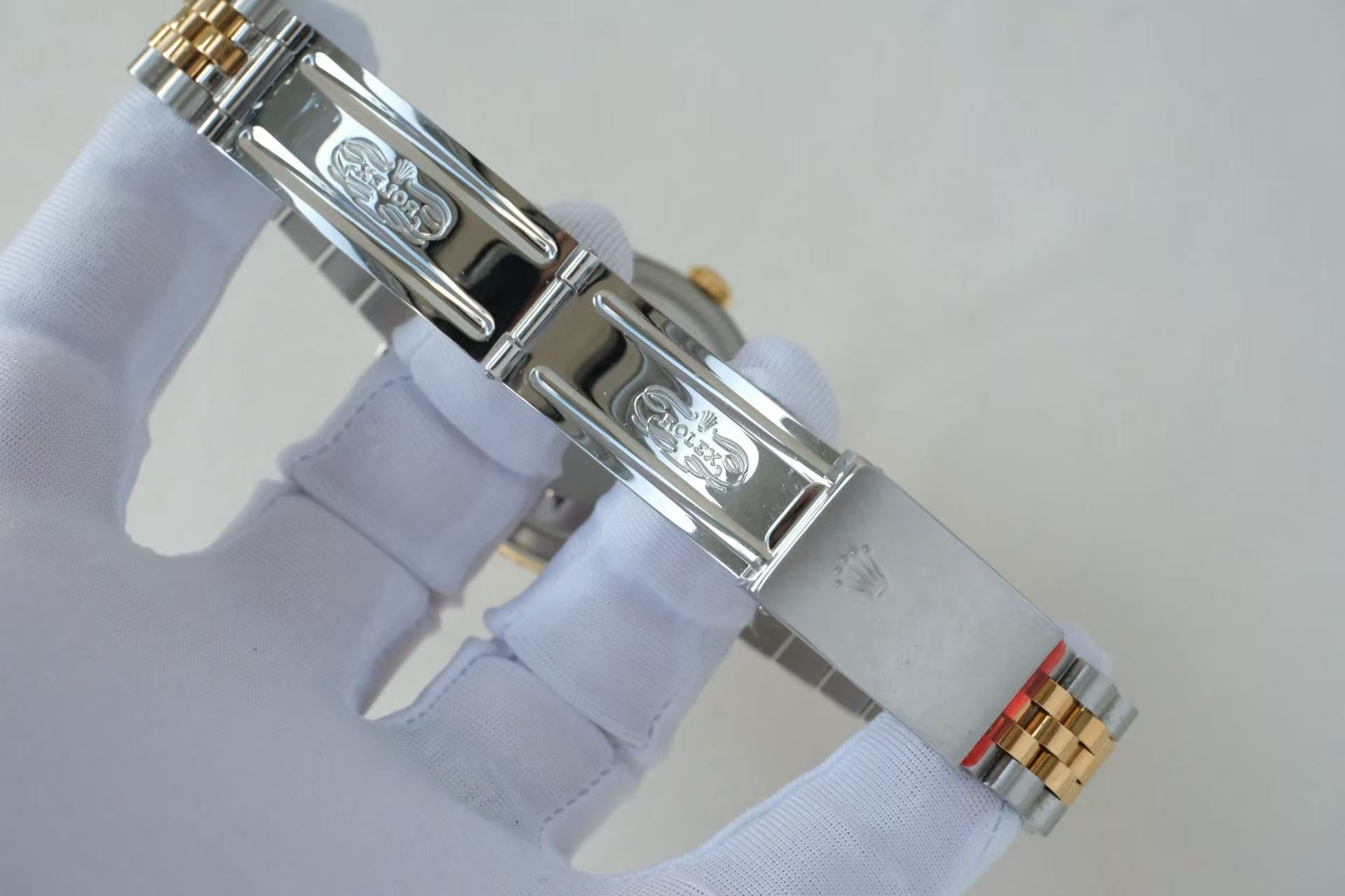 ✦ 劳力士 Rolex 日志型 "爬山虎" 16263 间金 香槟盘 36mm K字头 库存未使用全套 (带膜)