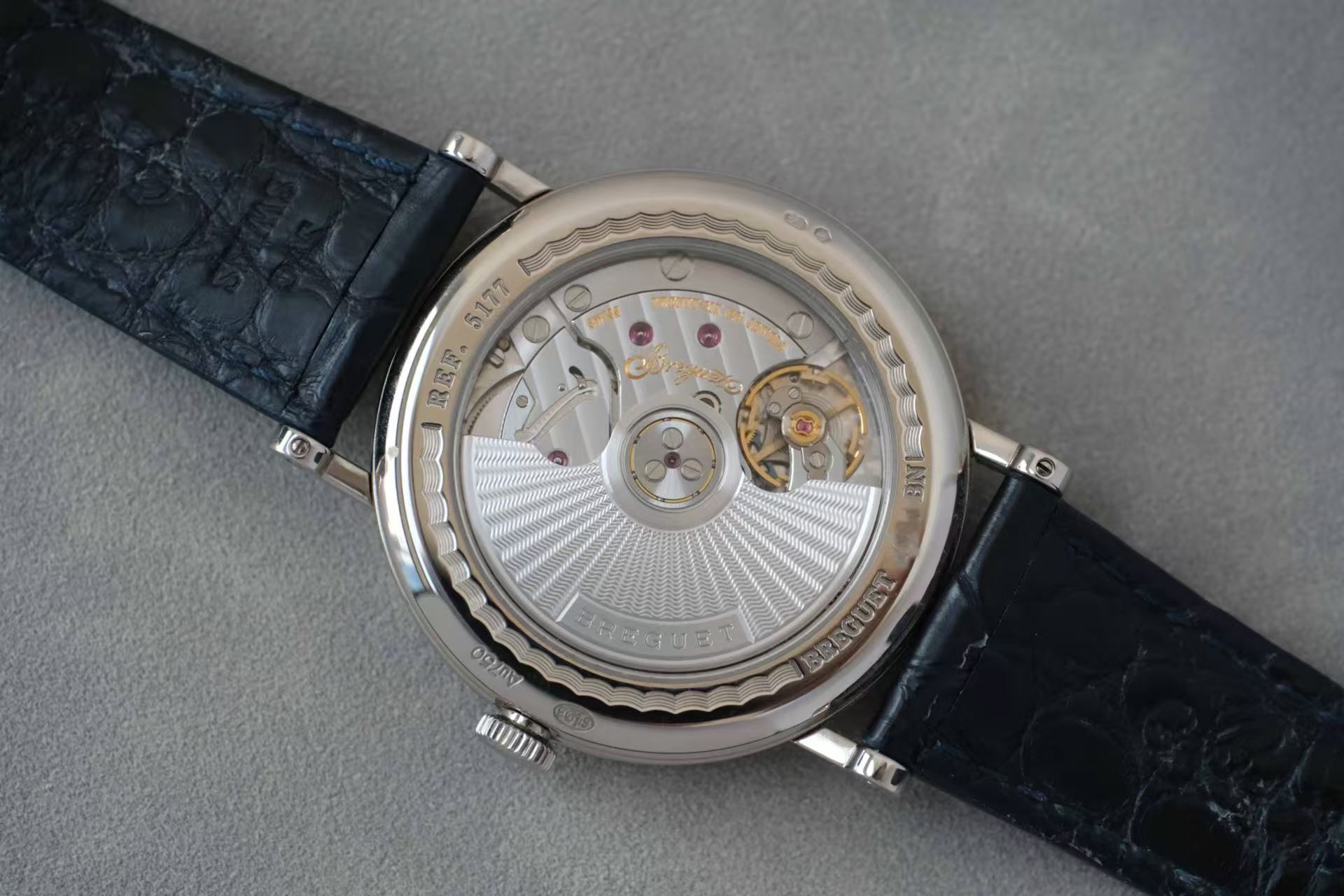 ✦ 宝玑 Breguet 经典系列 Classique 5177BB 大明火珐琅盘 18K白金 38mm 2016年全套带票
