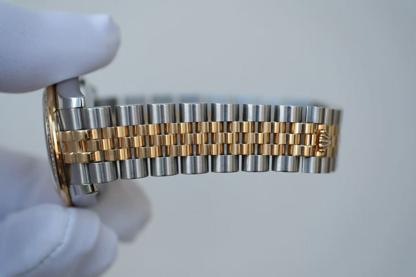 ✦ 劳力士 Rolex 女装日志型 178383 原装钻圈 香槟金钻刻 18K金间钢 31mm 2016年全套带票