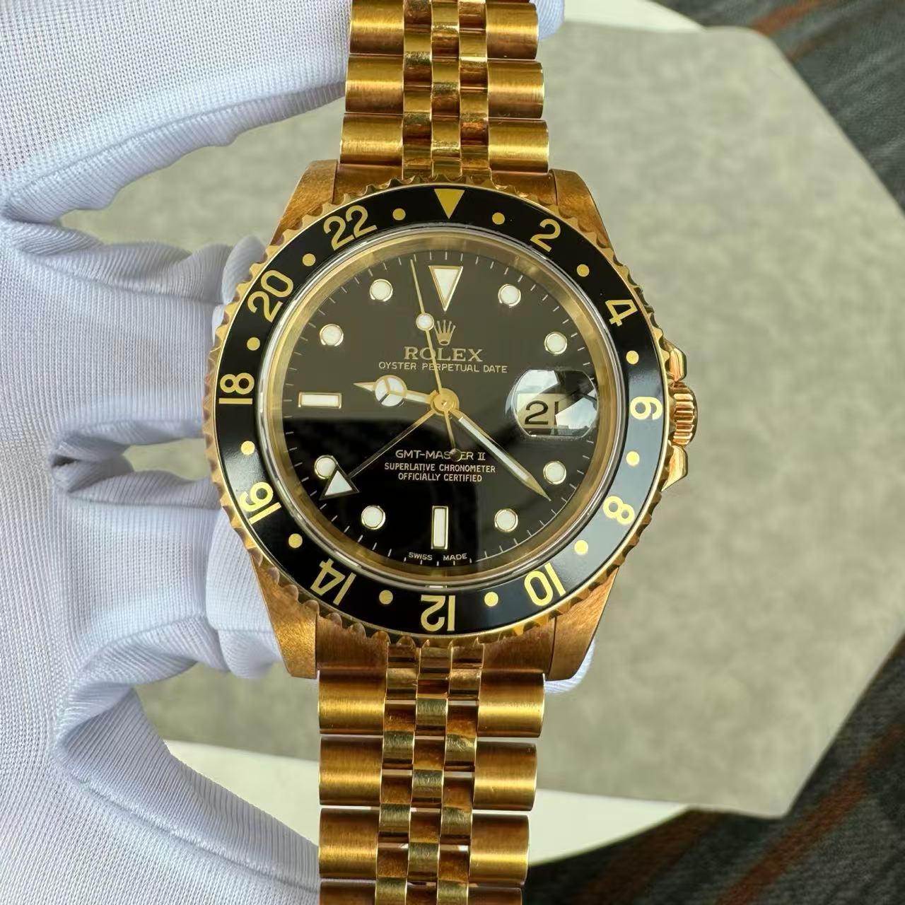 ✦ 劳力士 Rolex 格林尼治型 16718 40毫米 18K黄金 罕见五珠链 库存极品