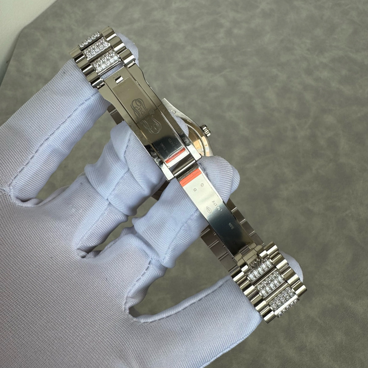 Rolex 劳力士 / 星期日历型 m128349rbr-0012 满天星原钻顶配，自动上链，18K白色 2024年 全套现货