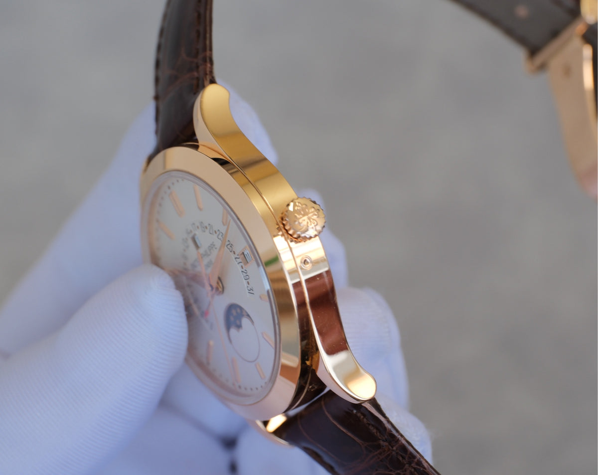 Patek Philippe 百达翡丽 /超级复杂功能时计5496R-001 万年历，表经39.5mm， 2019年 全套现货