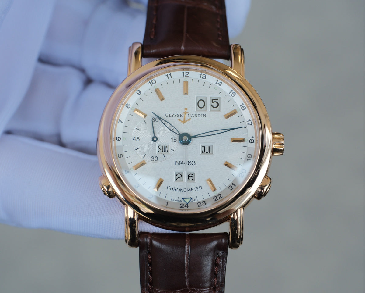 雅典/Ulysse Nardin 322-88-91 GMT/万年历，表经40mm，自动机械 单表好价