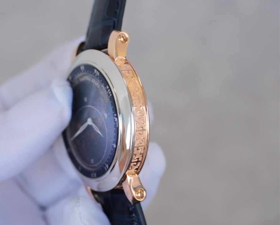 Patek Philippe 百达翡丽 超级复杂功能时计5102PR 星空🌃，侧面手工雕花 2009年 全套现货
