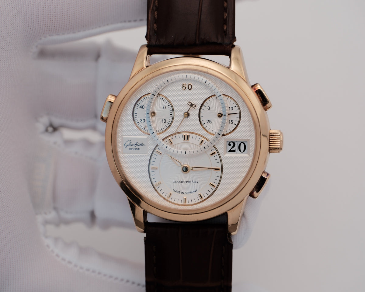 格拉苏蒂/Glashutte Original 1-95-01-01-01-04 银白玑镂表盘 单表好价