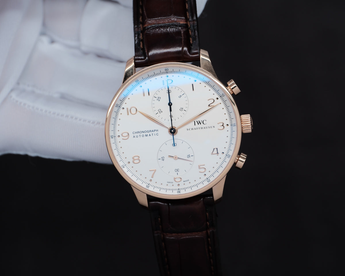 IWC 万国 / 葡萄牙 IW371480 自动机械，18k红金，表经40.9毫米，2022年全套 2022年 全套现货