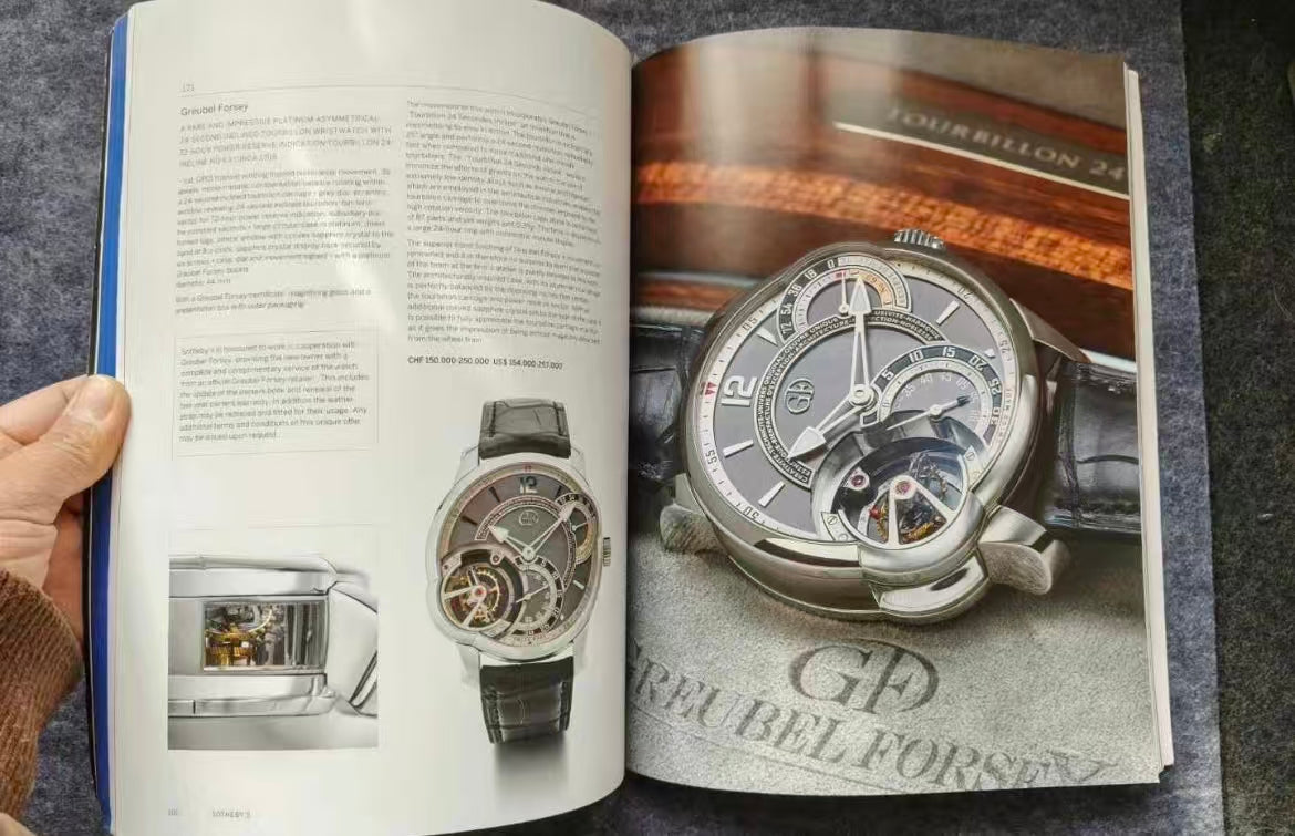 [Independent Watchmaking] Greubel Forsey Tourbillon 43.5mm PT950 Platinum Manual Mechanical Watch - Exquisite Complete Set